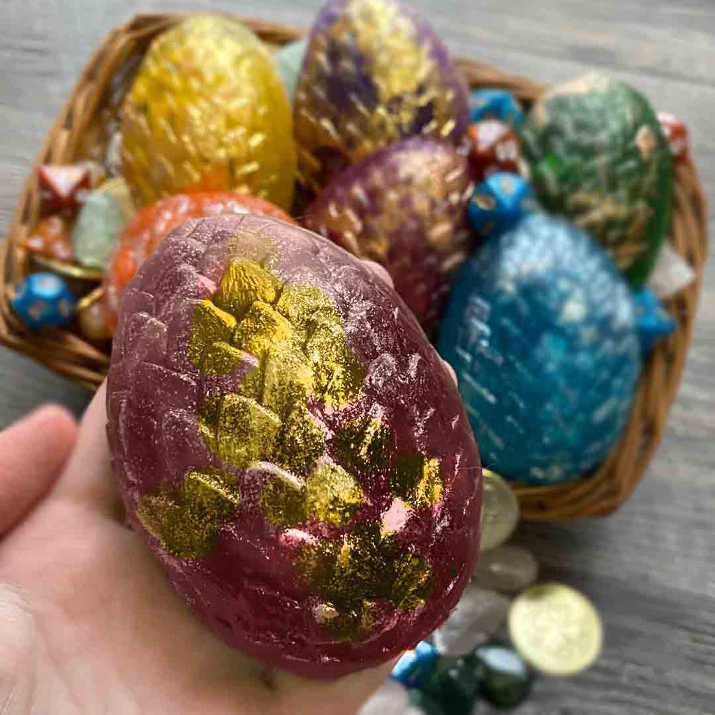 Soap - Dragon Egg with Dice (Purple) by Artisan Bath Co.