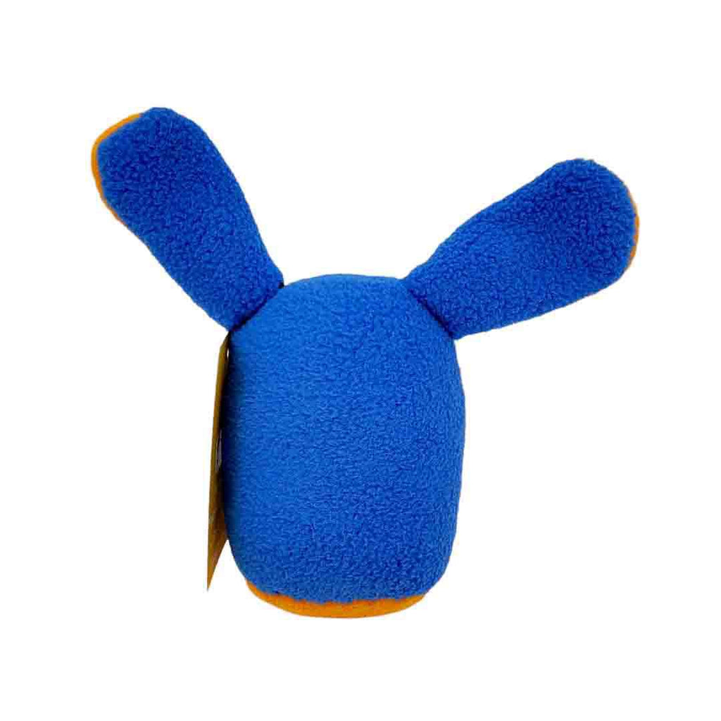 Plush Rattle - Royal Blue Bunny (Orange Ears) by Mr. Sogs