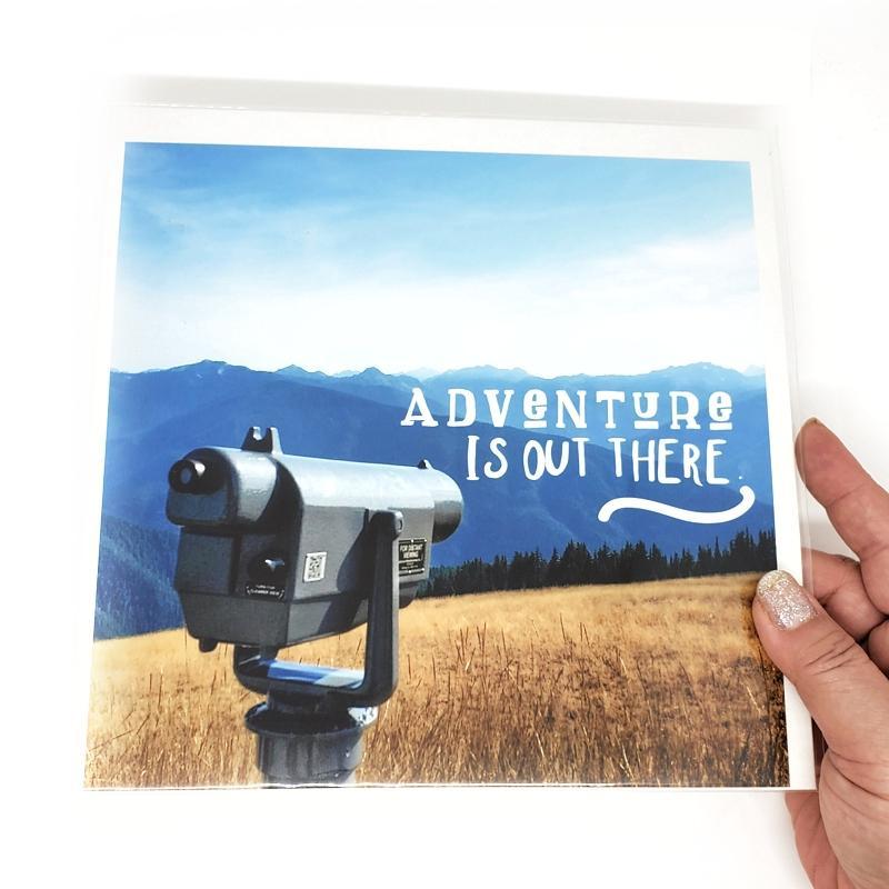 Art Print - 8x8 - Adventure is Out There (Olympic Nat'l Park) by Michaela Rose