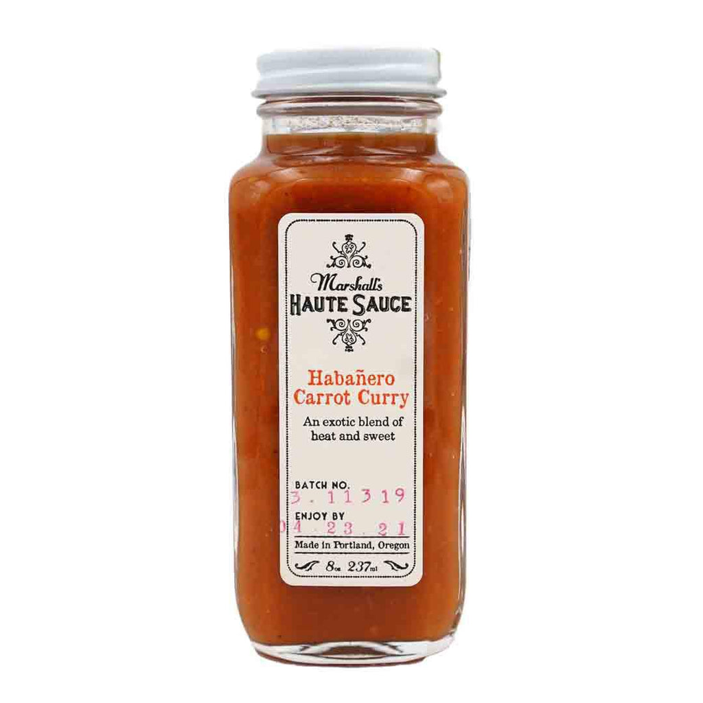 Sauce - 8 oz - Habanero Carrot Curry by Marshall's Haute Sauce
