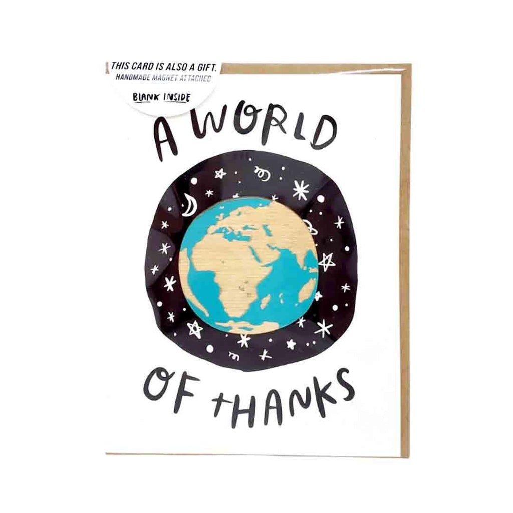 Magnet Card - A World of Thanks by SnowMade
