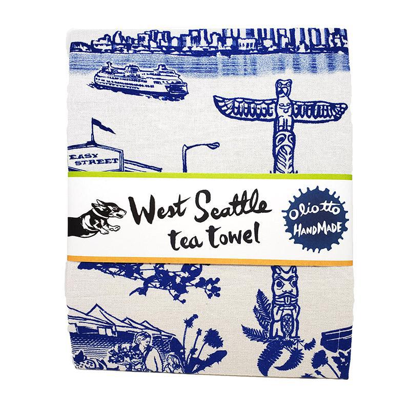 Tea Towel - West Seattle by Oliotto