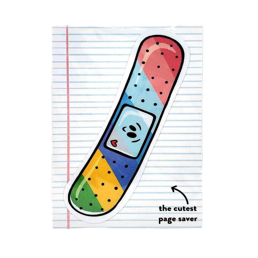 Bookmark - Rainbow Bandage by Millie Paper Co