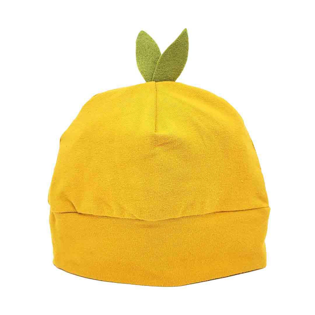 Infant Hat - Eco Sprout Beanie in Lemon Yellow by Hats for Healing