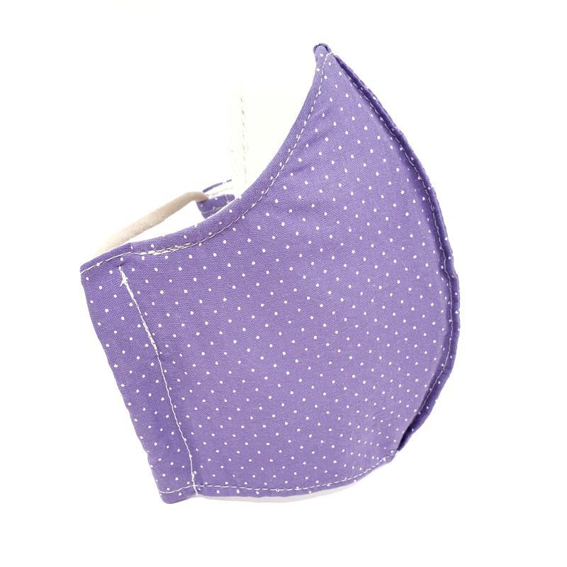 Medium - Purple with Dots and White Lining by imakecutestuff