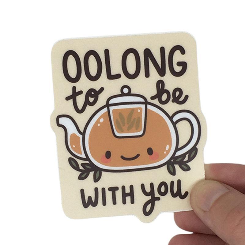 Vinyl Stickers - Oolong to Be With You by Mis0 Happy