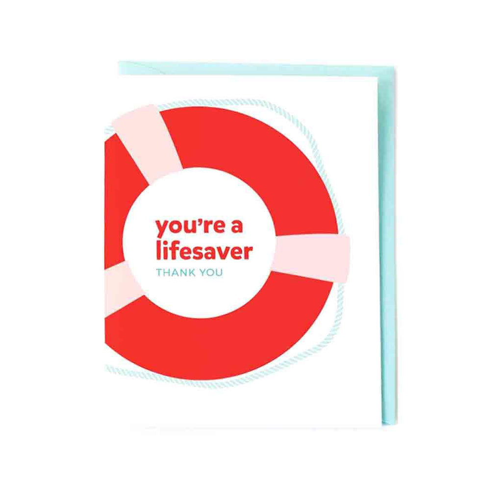 Card - You're A Lifesaver Thank You by Graphic Anthology