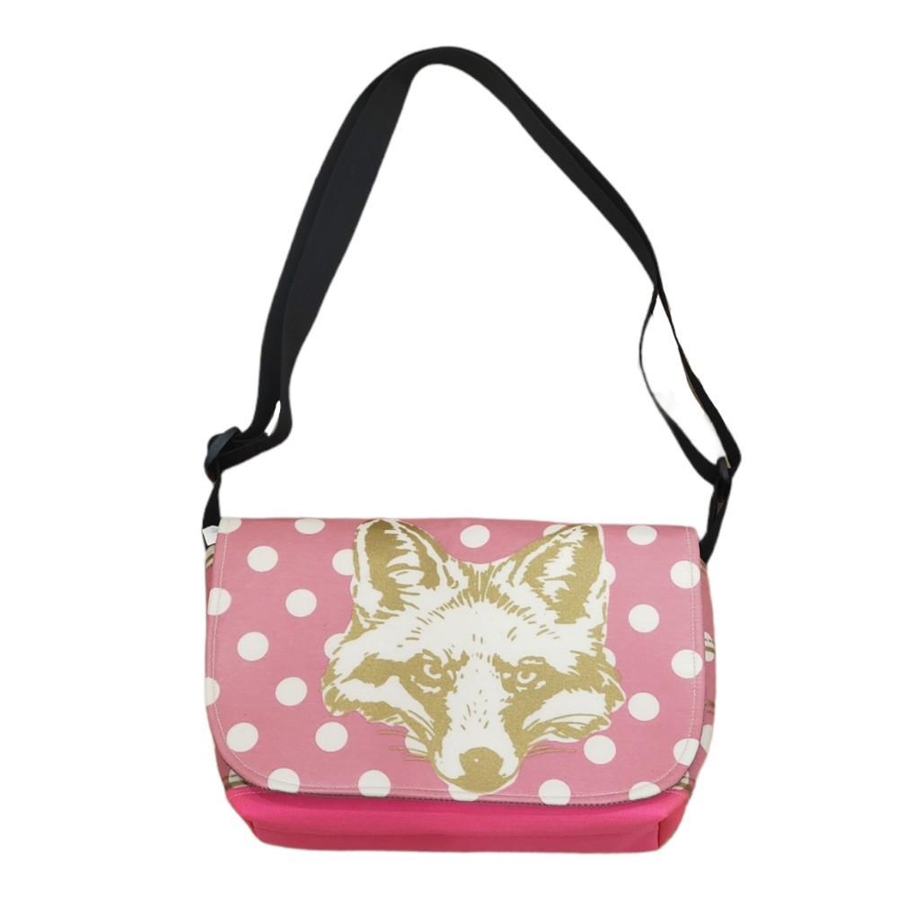 Messenger Bag - Short - Pink Fox (Pink) - Reinforced by Laarni and Tita