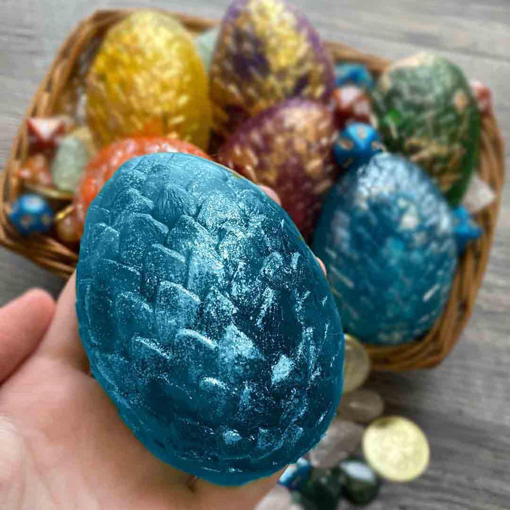 Soap - Dragon Egg with Dice (Blue) by Artisan Bath Co.