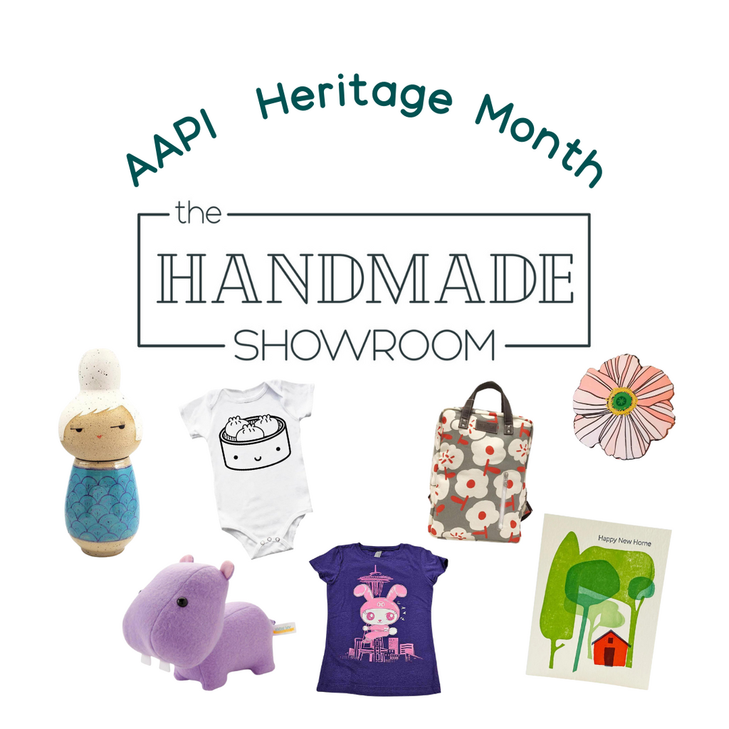 Curated gifts from Asian American and Pacific Islander artists at The Handmade Showroom in Seattle