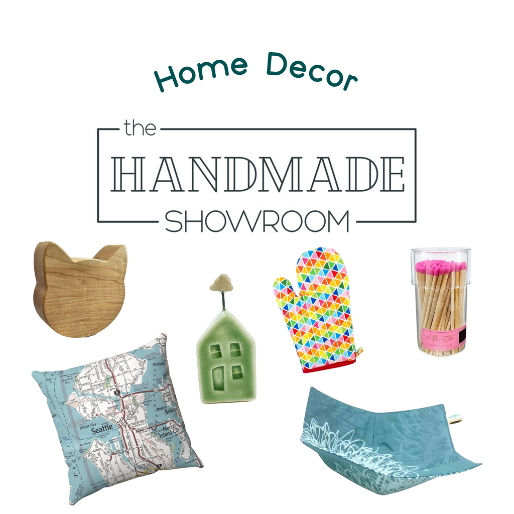 Home decor gift ideas to create a cozy aesthetic from The Handmade Showroom Seattle