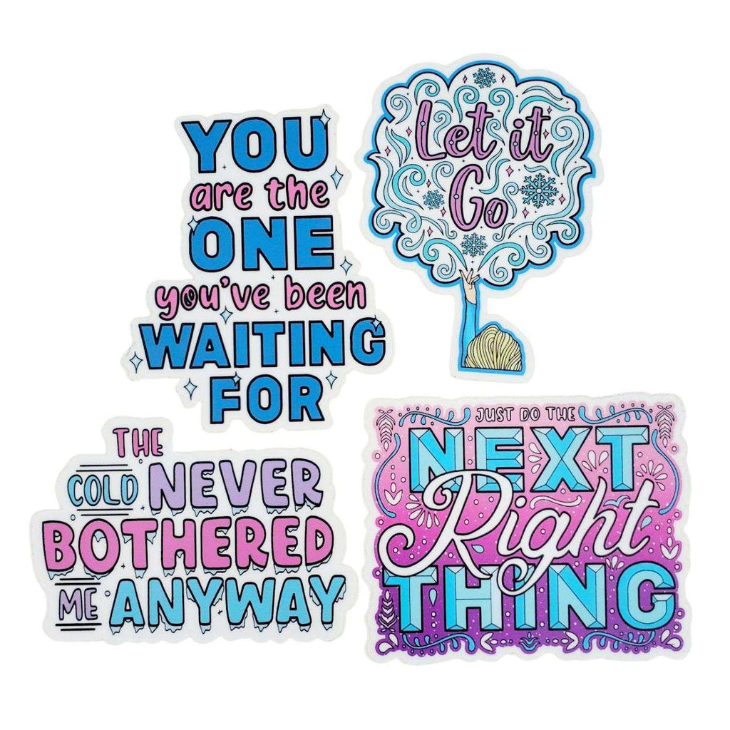 Sticker Pack - Set of 4 - Let It Go by Coloring Broadway
