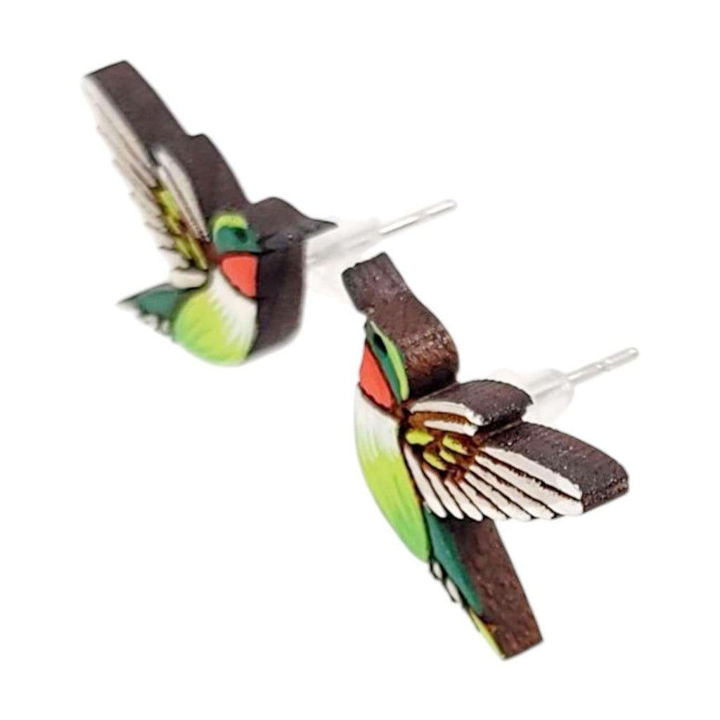 Earrings - Hummingbird (Studs) by Fresh Cuttery