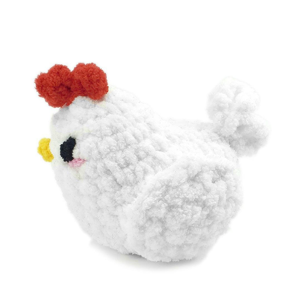 Plush Toy - Lil’ Hen (White) by Crittercrafts