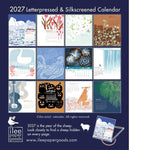 Calendar - 2027 Year of the Sheep - Letterpress Desk Calendar by Ilee Papergoods, image 2 of 3