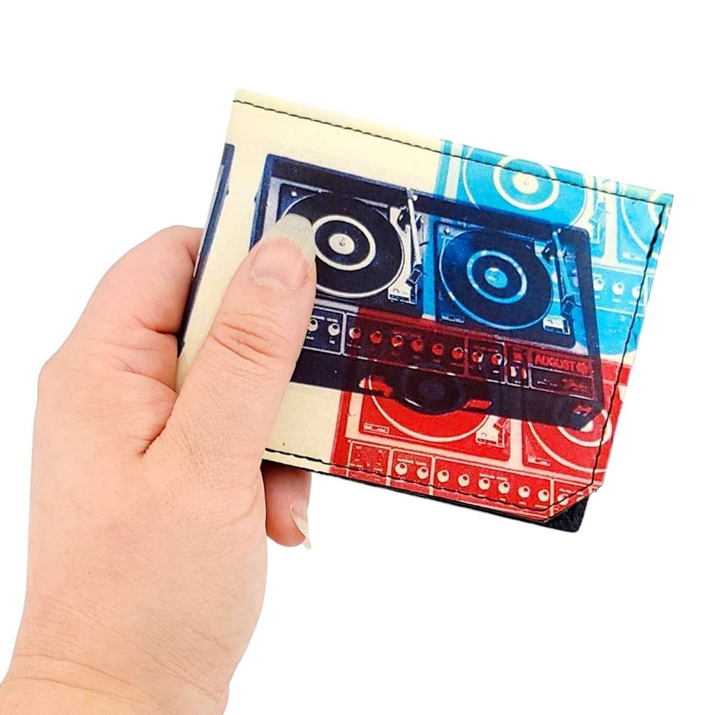 Leather Wallet - Turntables by Backerton