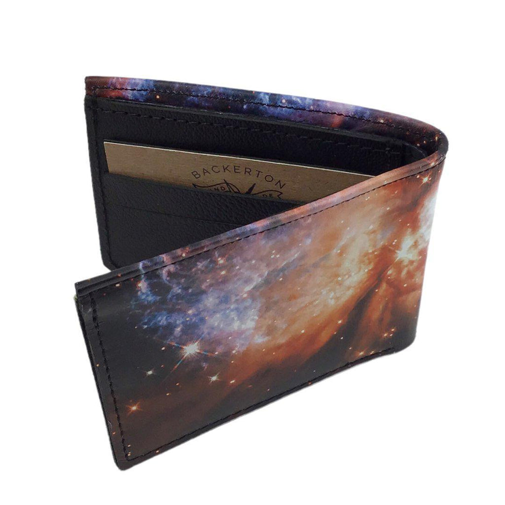 Leather Wallet - Universe by Backerton