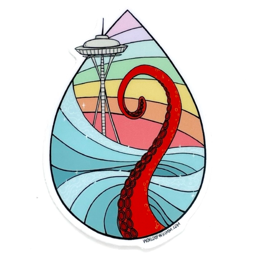 Sticker - Seattle Drop by World of Whimm