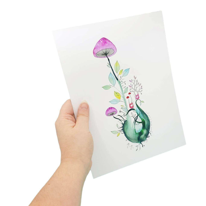 Art Print -  8.5 x11 You're Weird, I Love You Art Print by Melissa Moss Art