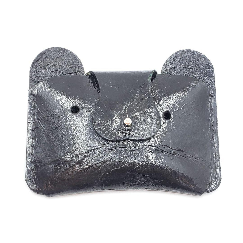 Wallet - Bear Leather (Black) by The Merchant Studio
