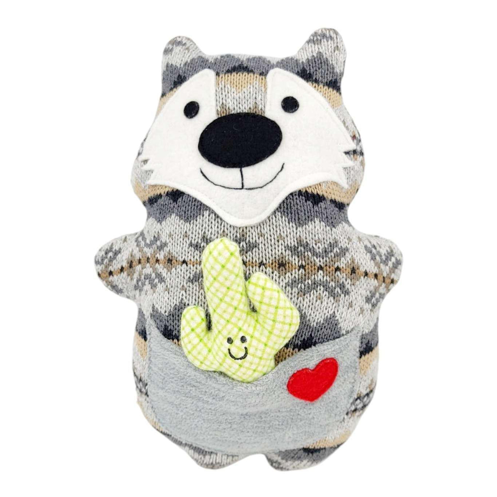 Plush - Wolf with Cactus by Happy Groundhog Studio