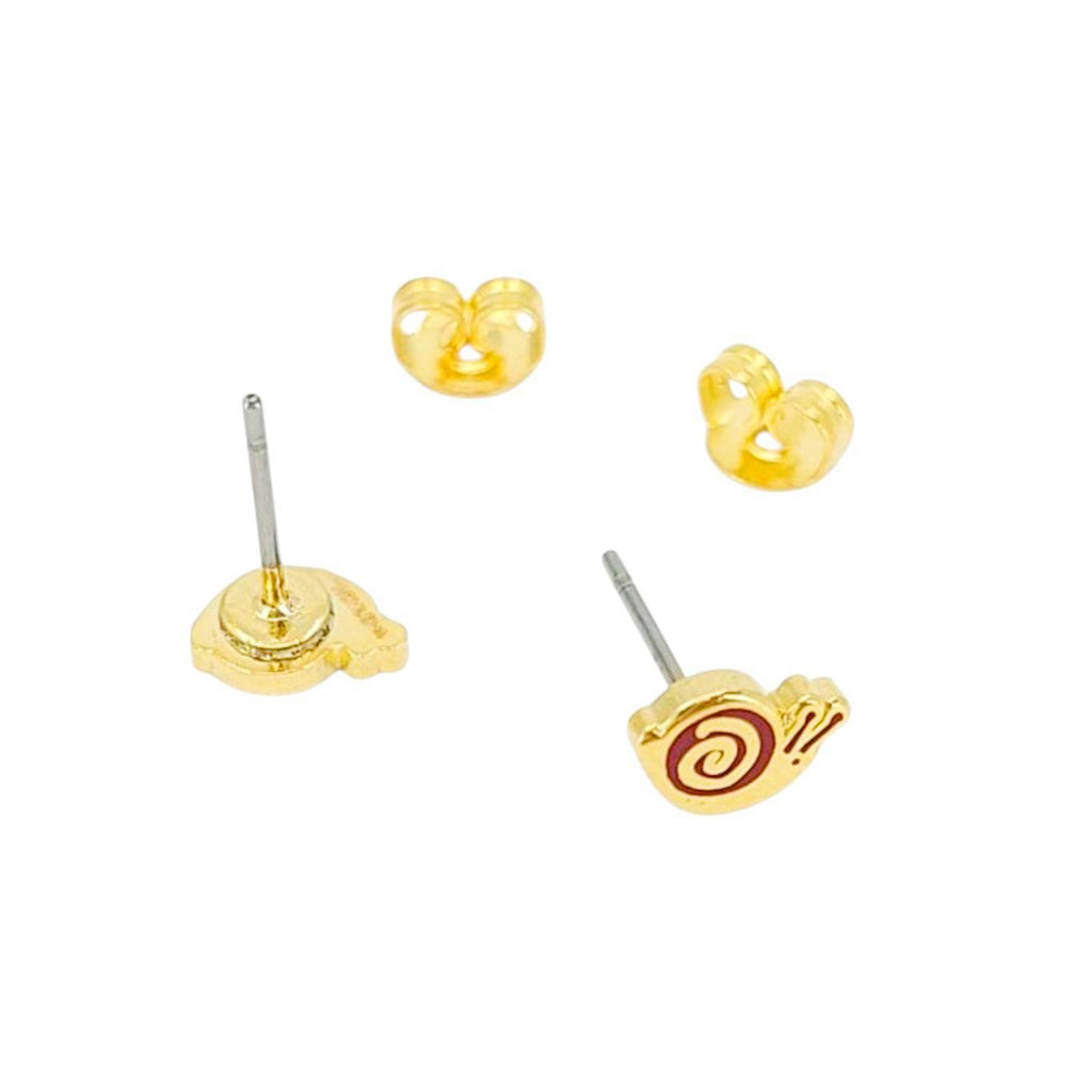 Earrings - Snail Studs by Hemleva