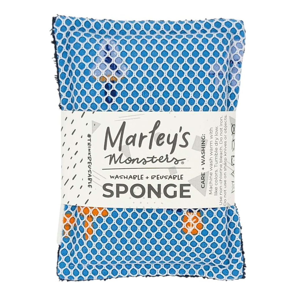 Sponge - Washable Chenille Scrubber (Assorted Colors) by Marley’s Monsters