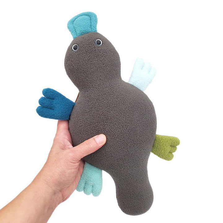Cuddly Creature - Platypus Plush Gray by Mr. Sogs
