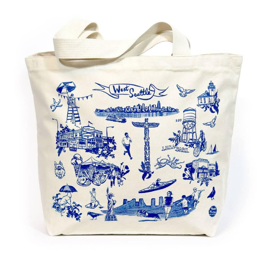 Tote - West Seattle Natural Canvas by Oliotto