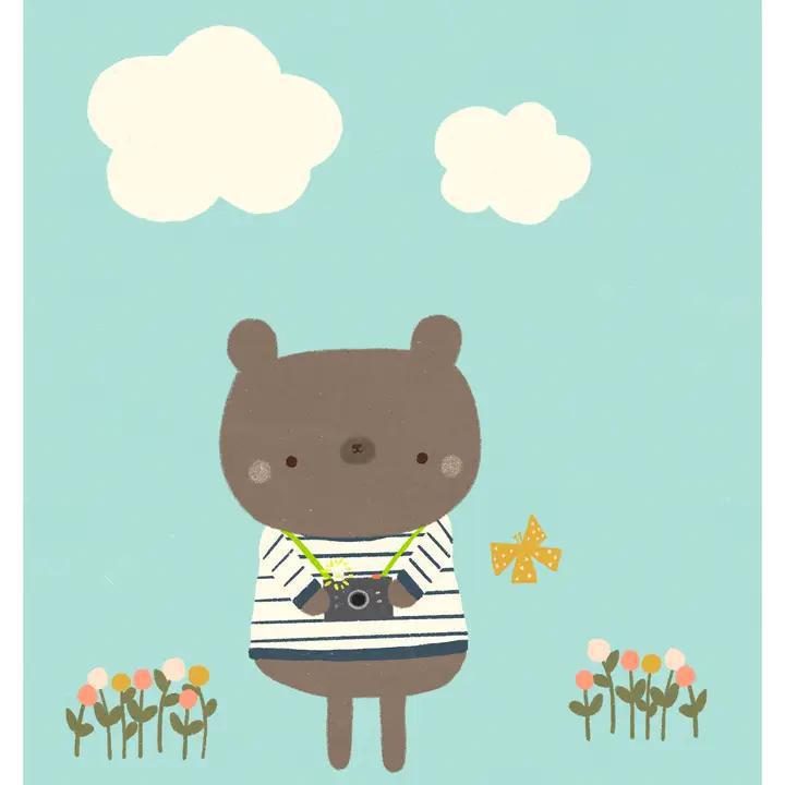 Art Print - 8x10 - Photographer Bear by Chet and Dot