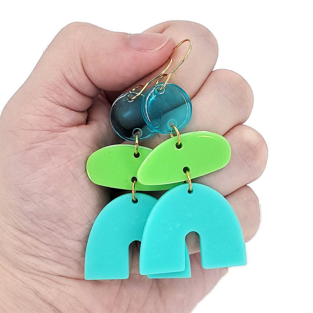 Earrings - Chubby Arch (Aqua Breeze) by Chubby Bunny