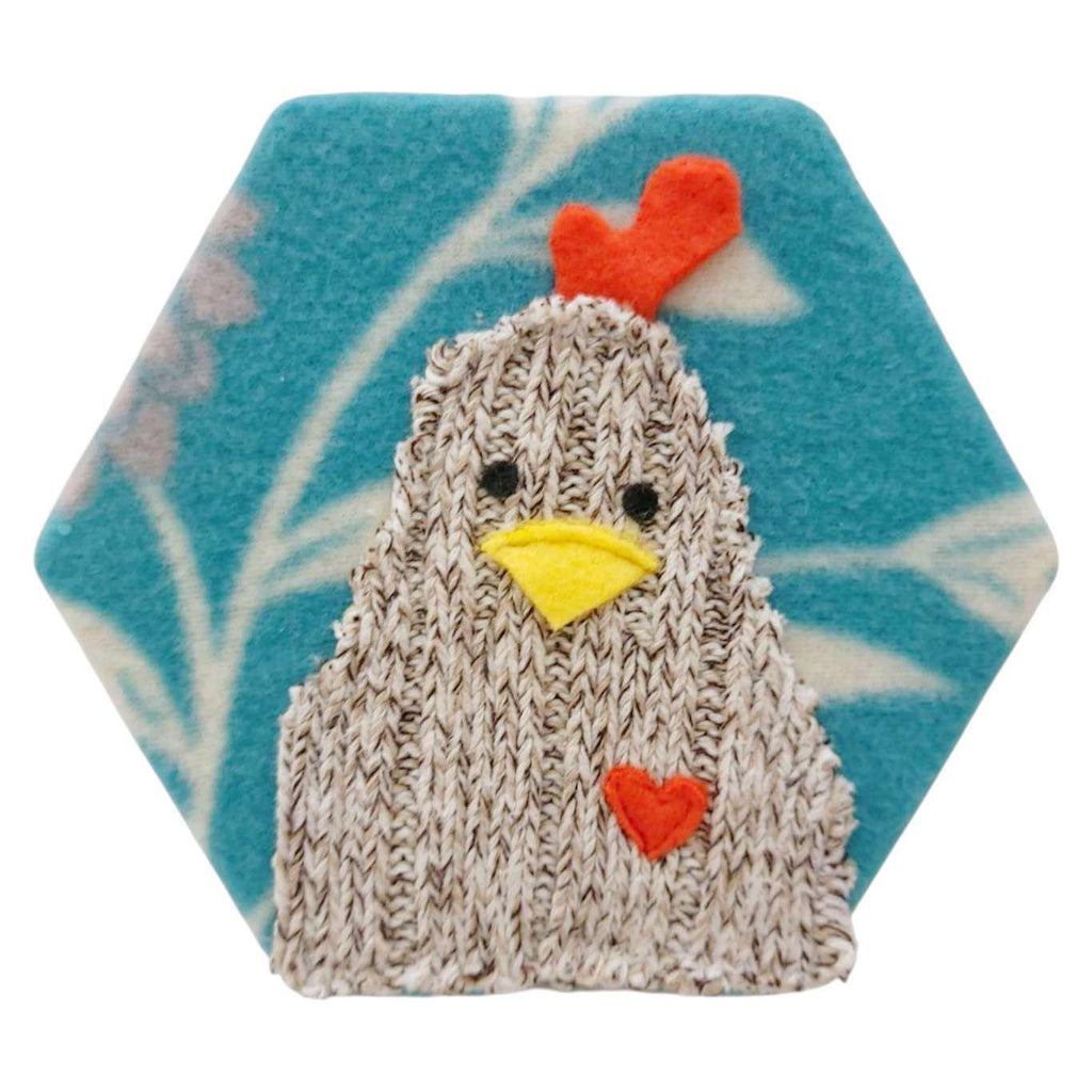 Wall Art - Chicken by Happy Groundhog Studios