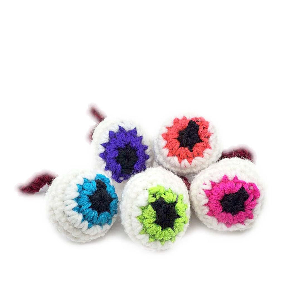 Cat Toy - Catnip Eyeballs Assorted Colors by Scary White Girl