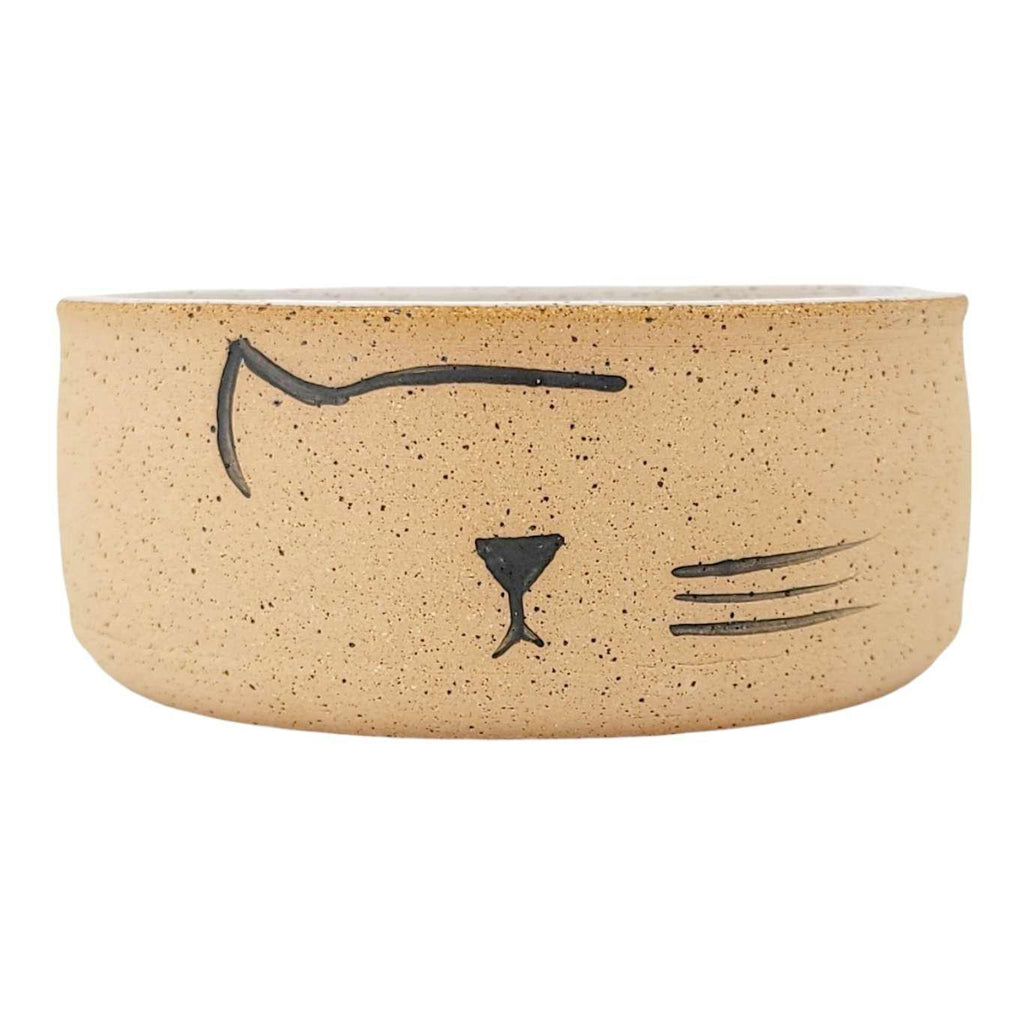 Pet Bowl - Mod Cat (Ceramic) by Hands On Ceramics