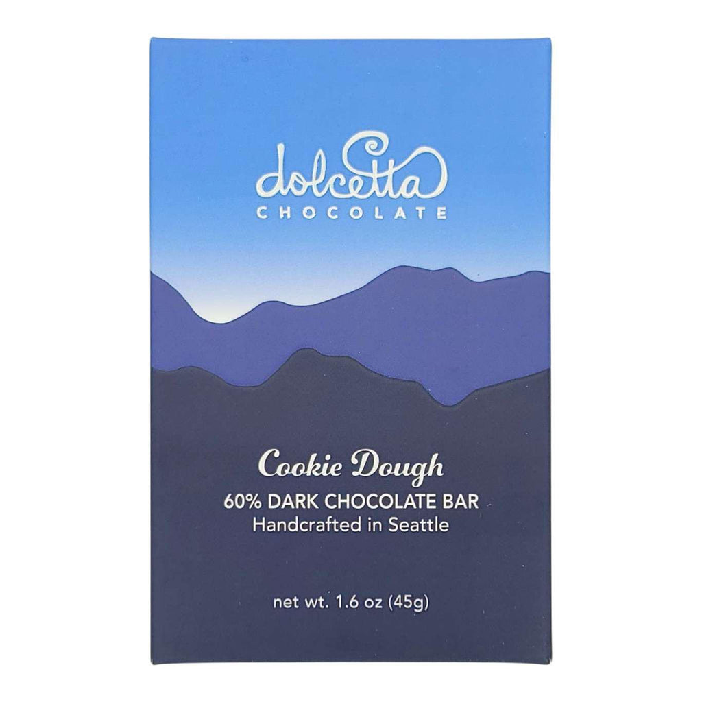 Bar - Cookie Dough (60% Dark Chocolate) by Dolcetta Artisan Sweets