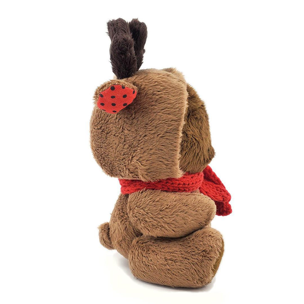 Plush - Brown Bear in Deer Costume by Frank and Bubby