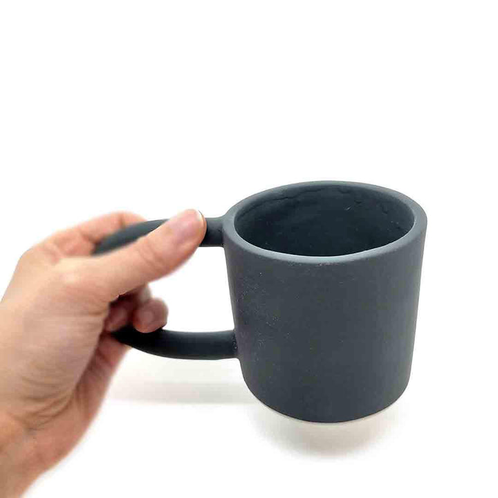 Mug - Dessau Mug in Matte Gray by Guten Co.