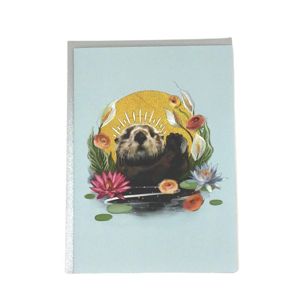 Card - Otter Queen by Darcy Goedecke