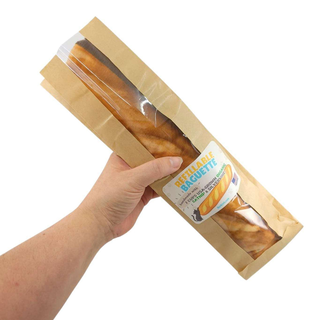 Cat Toy - Refillable Catnip Baguette by HaiKitti