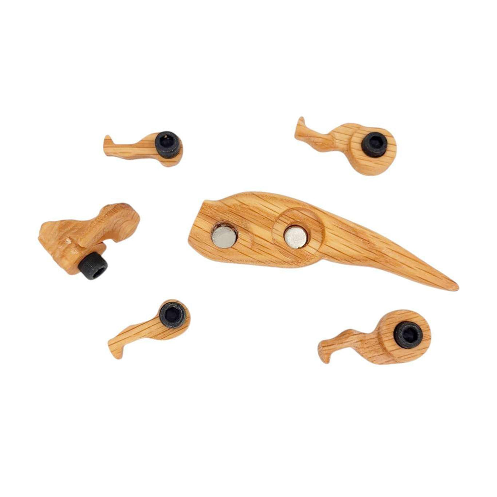 Wood Toy - Protoceratops Dinosaur with Magnetic Joints by The Serious Toy Company