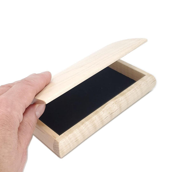 Jewelry Box - Mini - Possibility (Curly Maple) by Mikutowski Woodworking