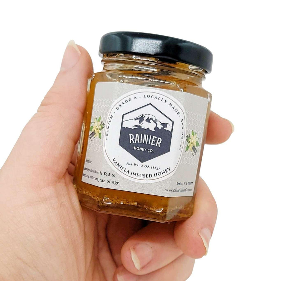 Honey - 3 oz - Vanilla Sea Salt Infused Honey by Rainier Honey Co, image 2 of 6