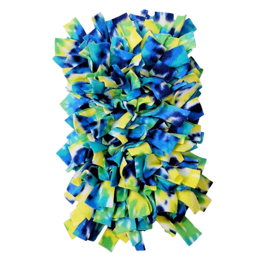 Pet Toy - 8.5x12 - Small Snuffle Mat (Blue Green Swirl) by Pets Pizzazz