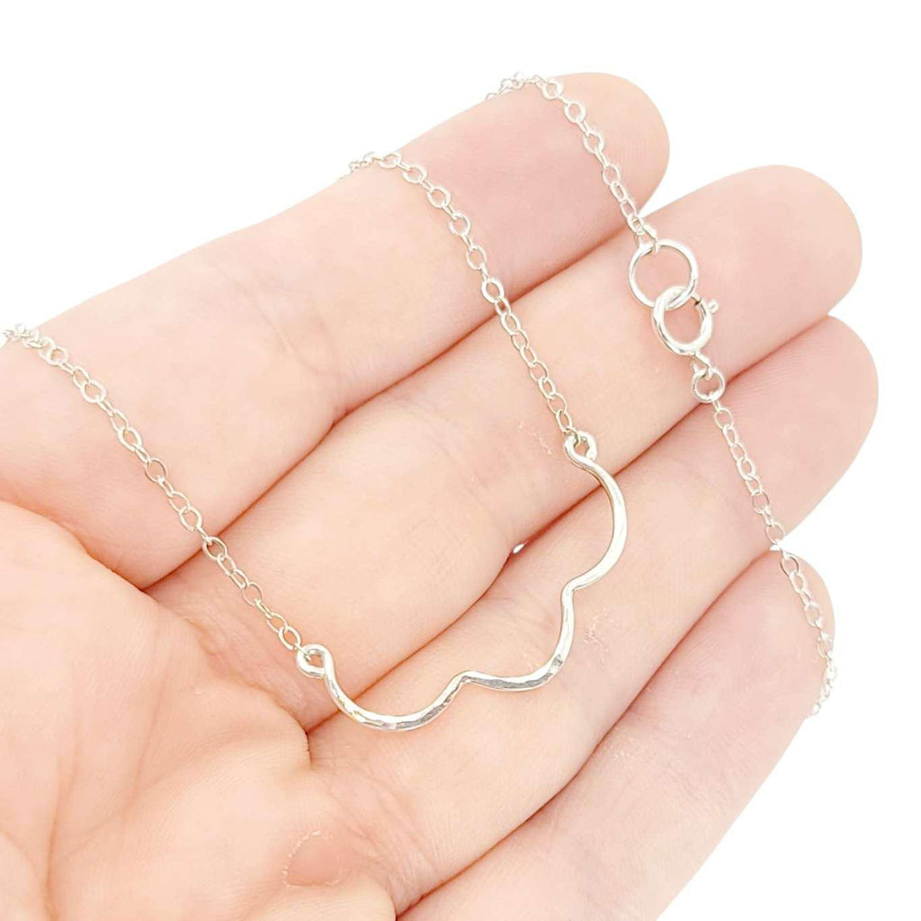 Necklace - Scallop (Sterling Silver) by Foamy Wader