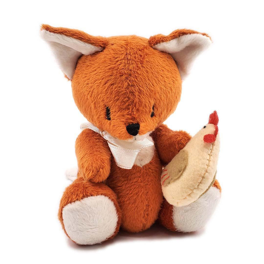 Plush - Fox with a Chicken Friend by Frank and Bubby