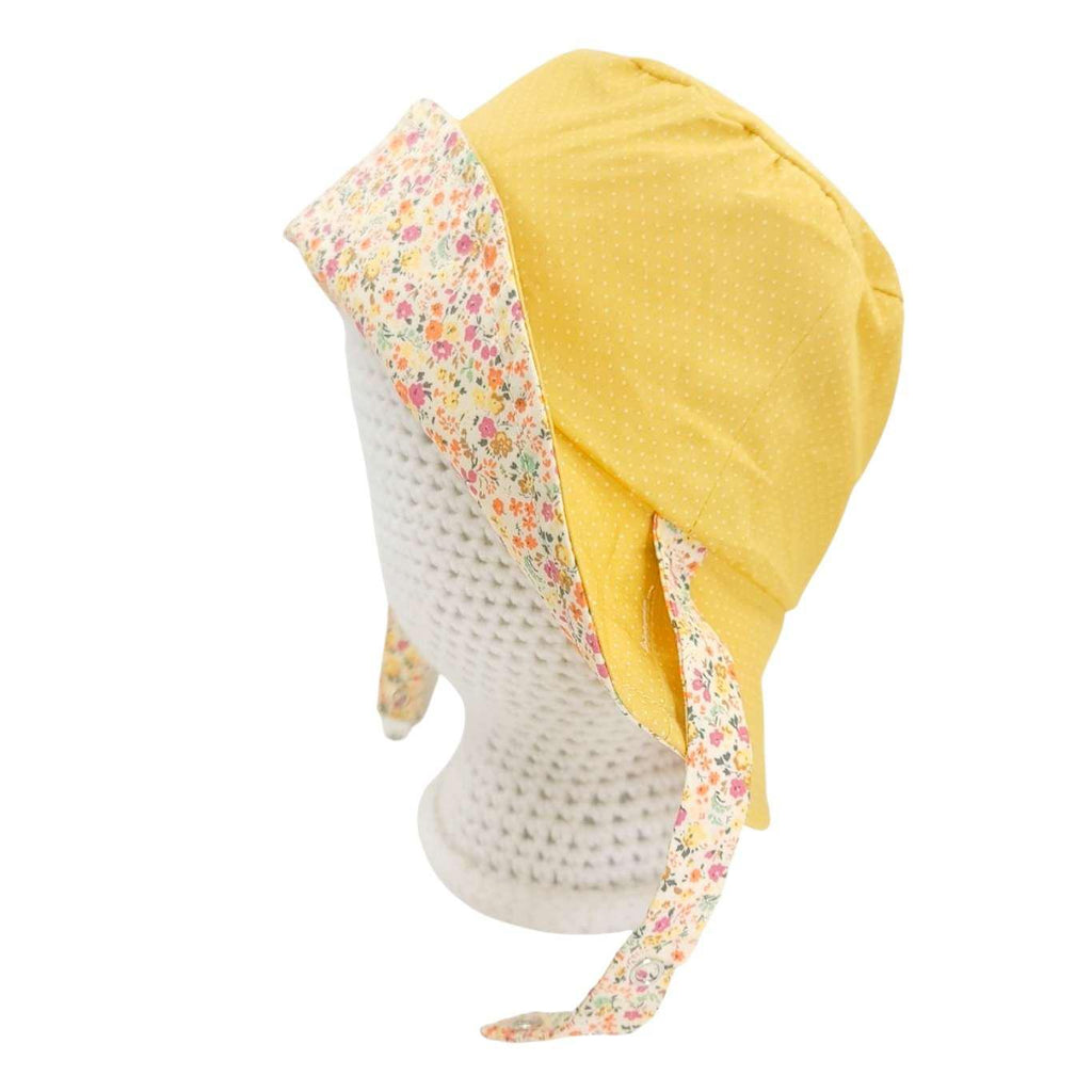 Baby Bonnet - Reversible Bucket Hat (Marigold) by Urban Baby Bonnets