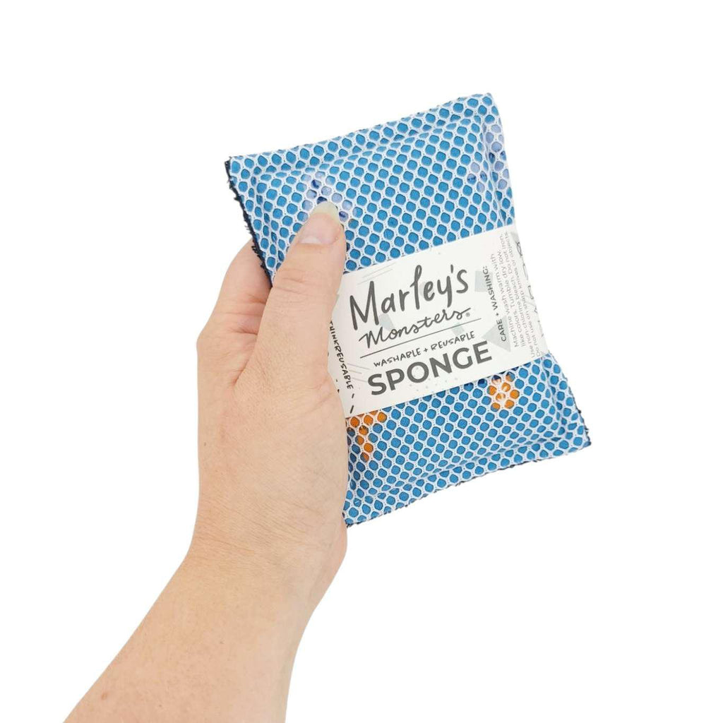 Sponge - Washable Chenille Scrubber (Assorted Colors) by Marley’s Monsters
