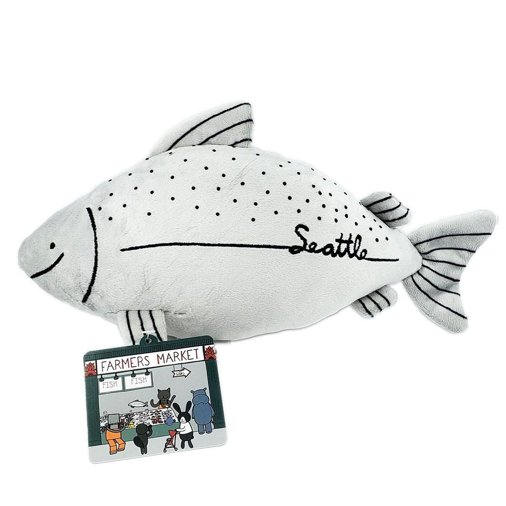 Plushie - Seattle Salmon Stuffed Animal Toy by LaRu