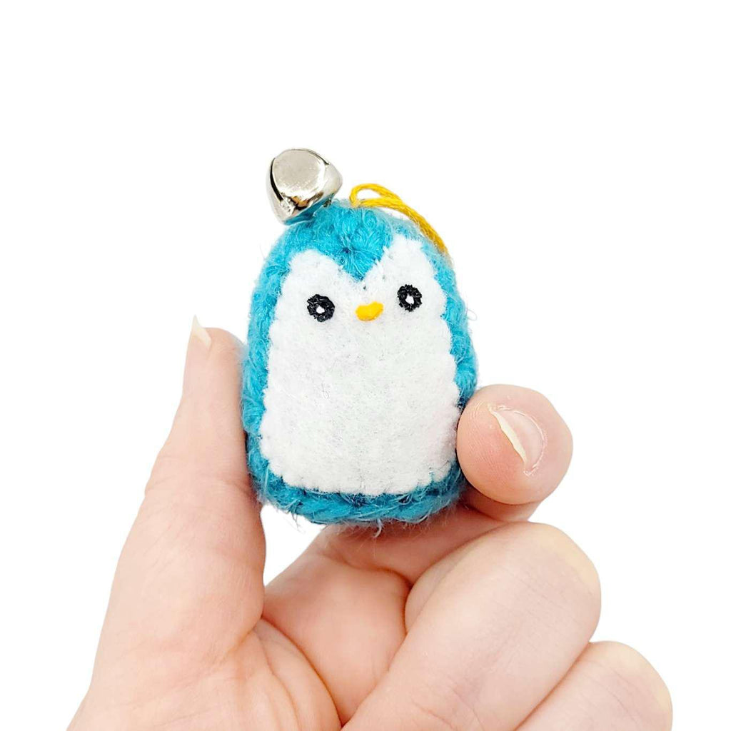 Ornament - Penguin with Bell (Blue) by Moyo Workshop