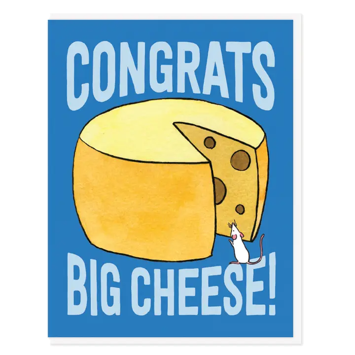 Card - Congratulations - Big Cheese by Semi Sweet Press